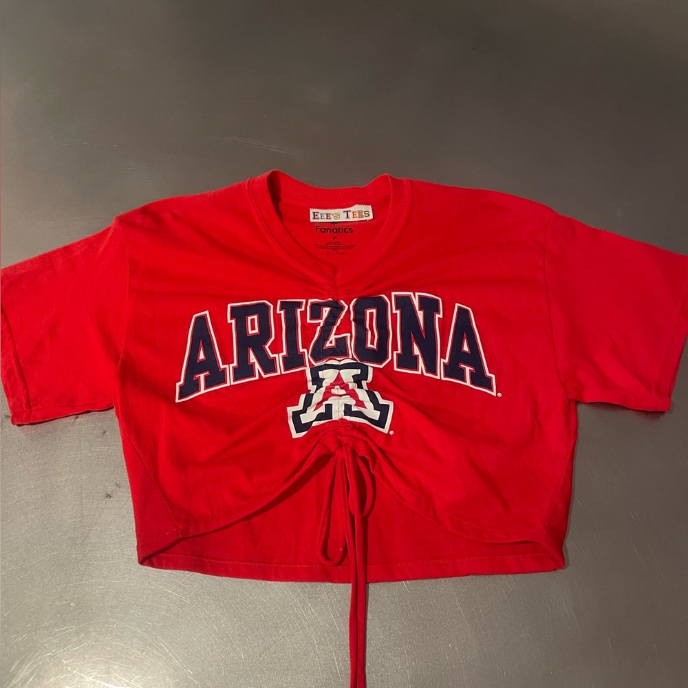 University of Arizona short sleeve ruched T-shirt